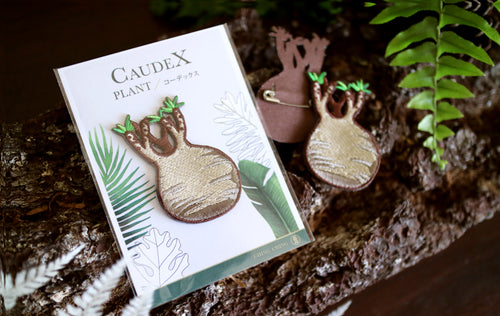 Caudex Embroidered Patches with Pin Backs