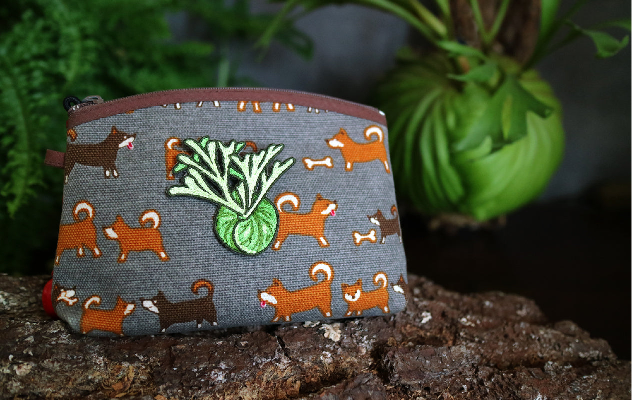 Platycerium Embroidered Patches with Pin Backs