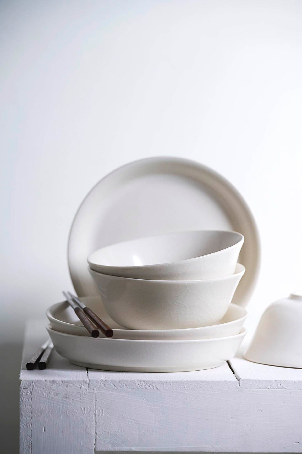 Ru Kiln Plain Ceramic Plate