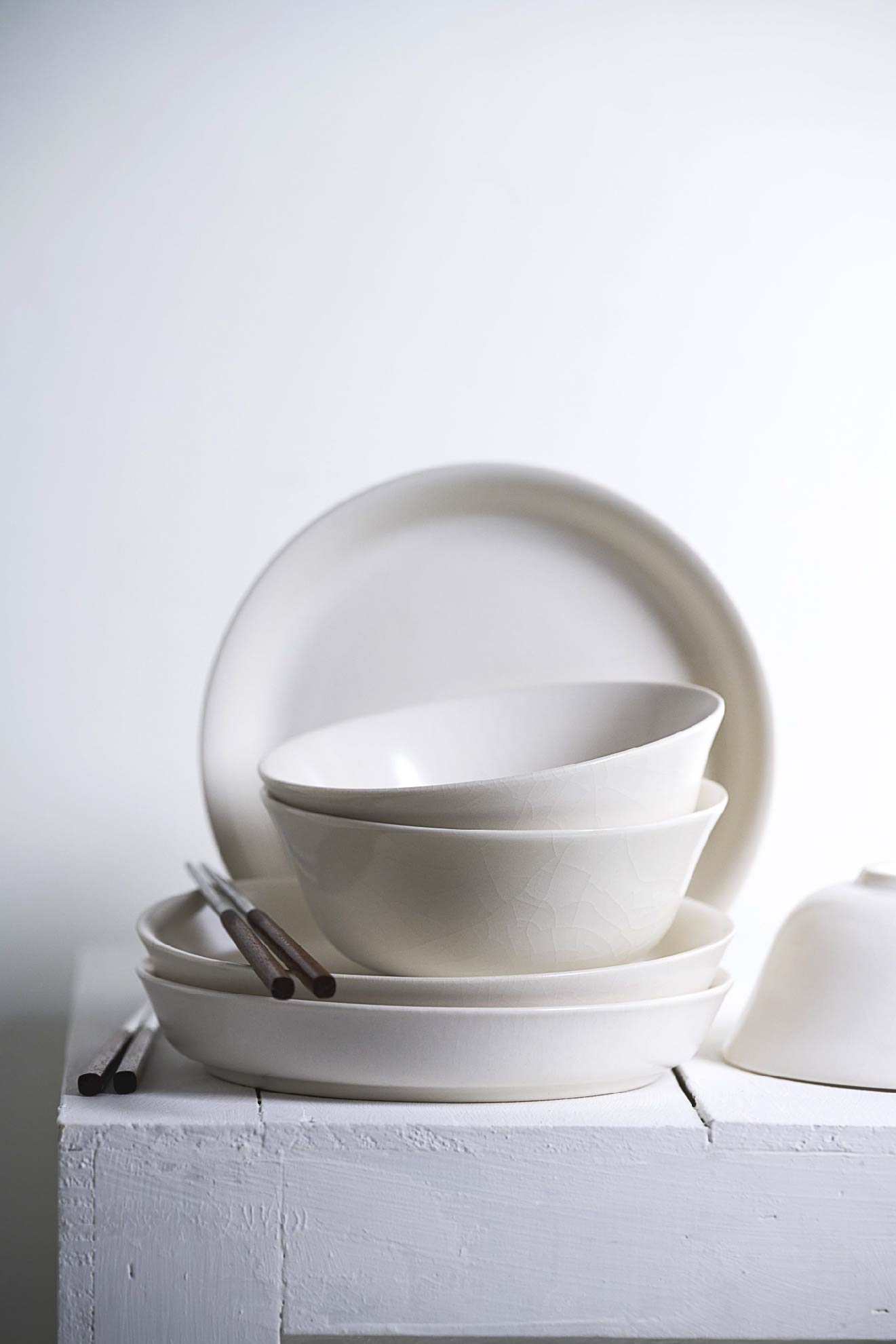 Ru Kiln Plain Ceramic Plate