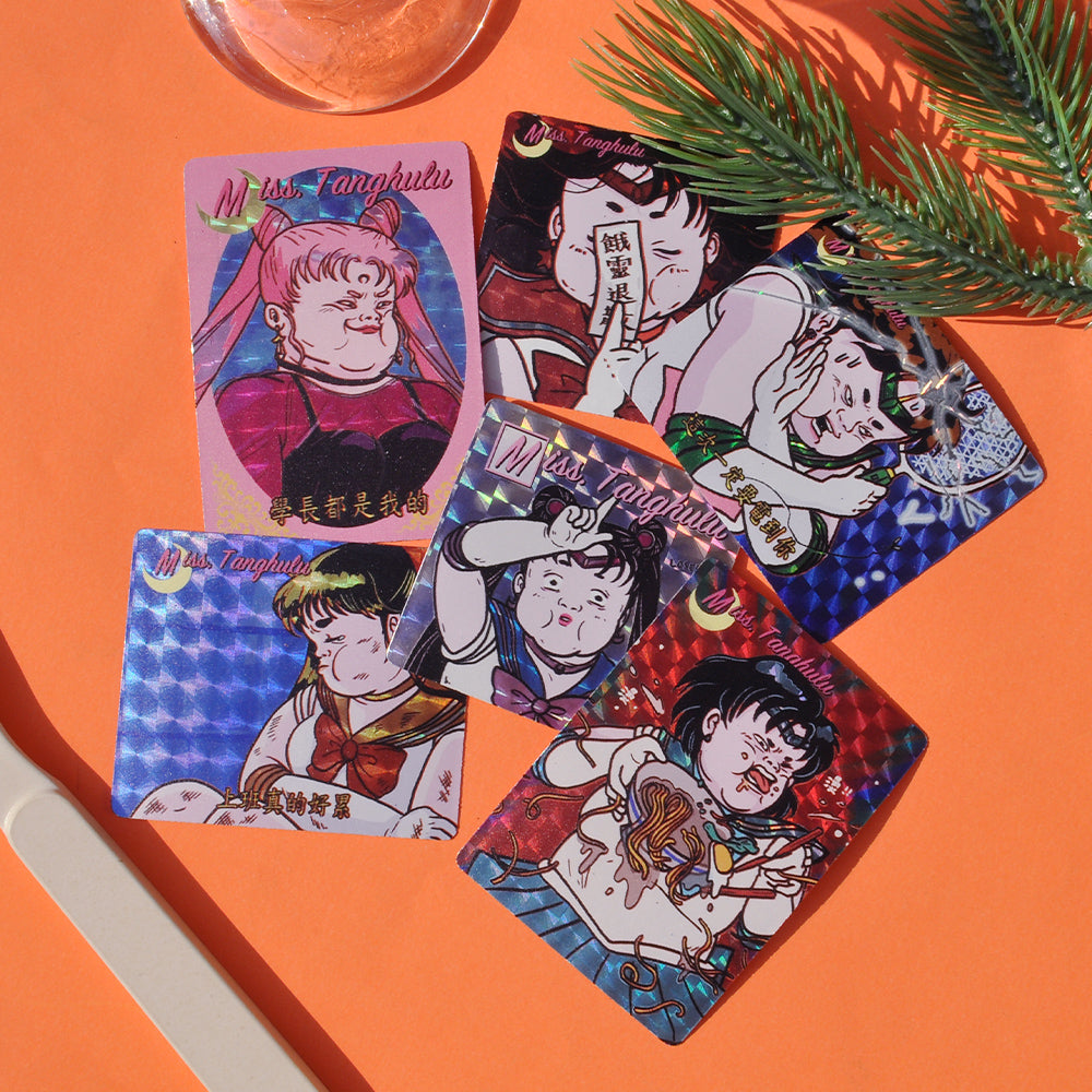 Shiny Pretty Girl Sticker Set (6 Pieces)