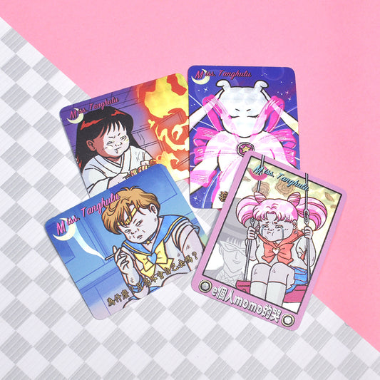 Shiny Pretty Girl Sticker Set 2.0 (4 Pieces)