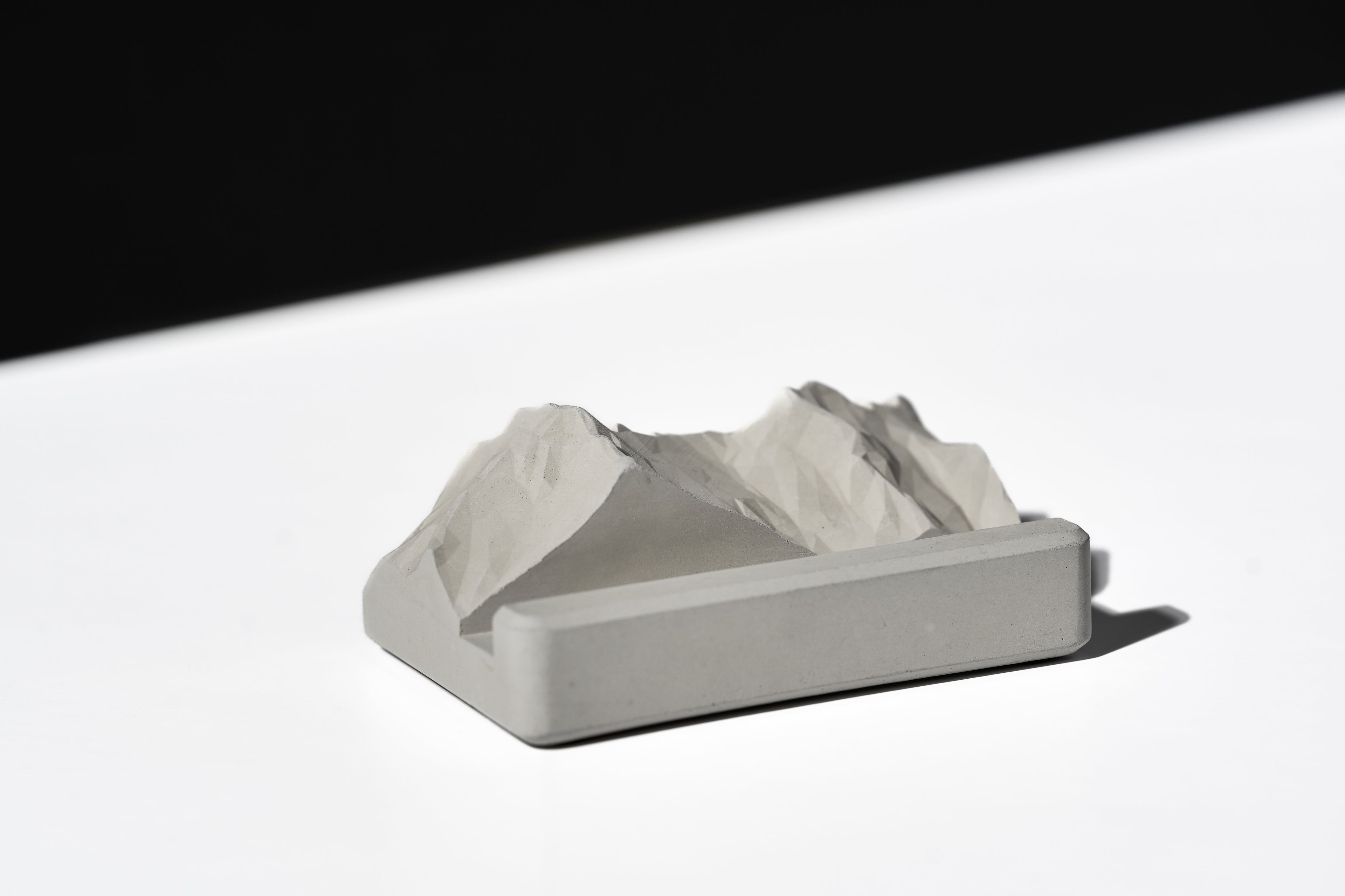 Yushan Cement Business Card and Phone Holder