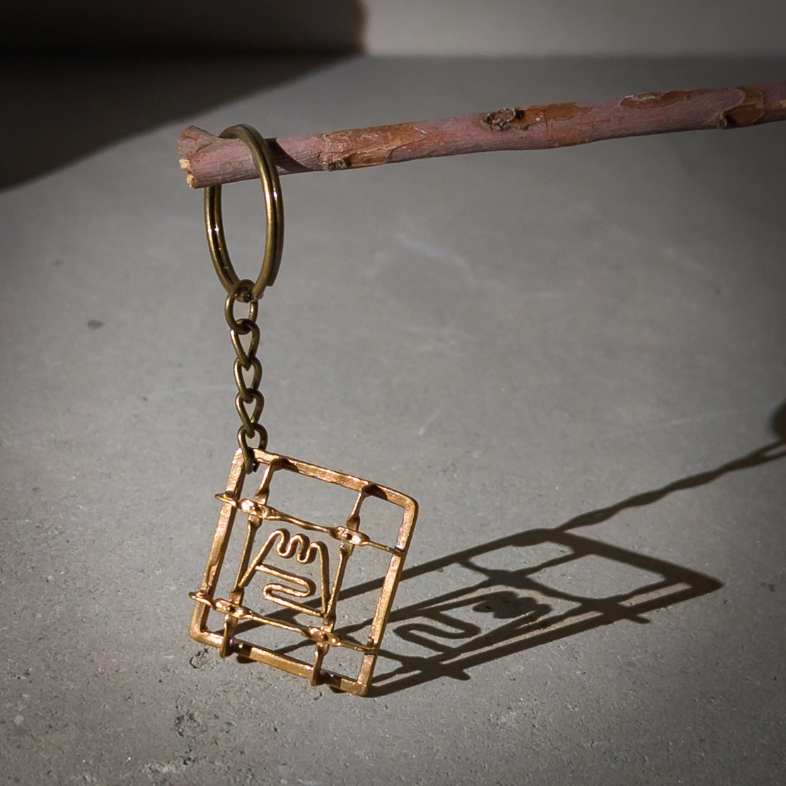 Window Grating Keychain