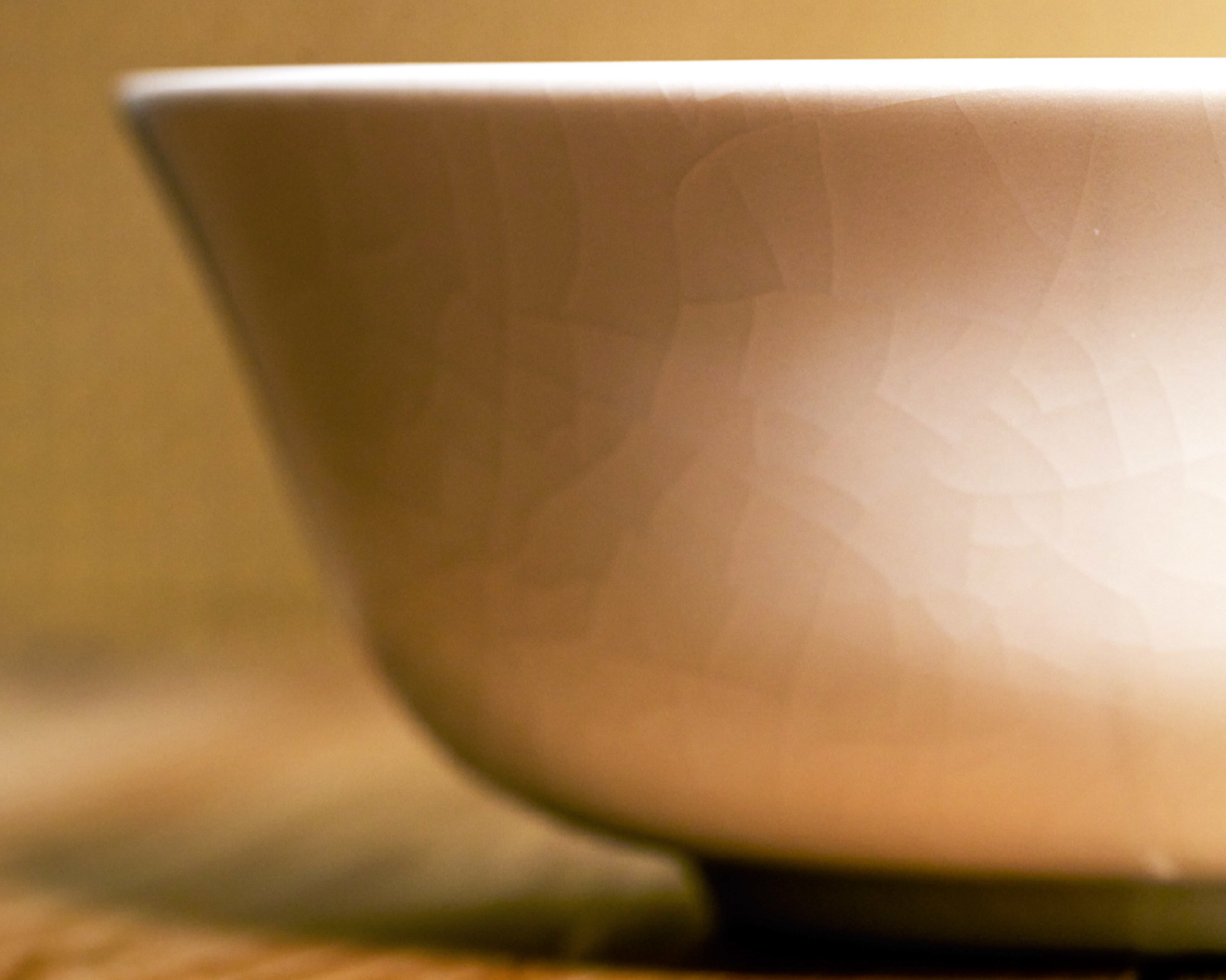 Ru Kiln Plain Ceramic Bowl