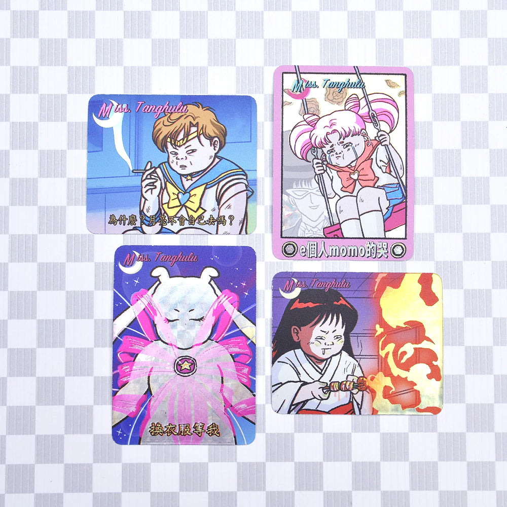 Shiny Pretty Girl Sticker Set 2.0 (4 Pieces)