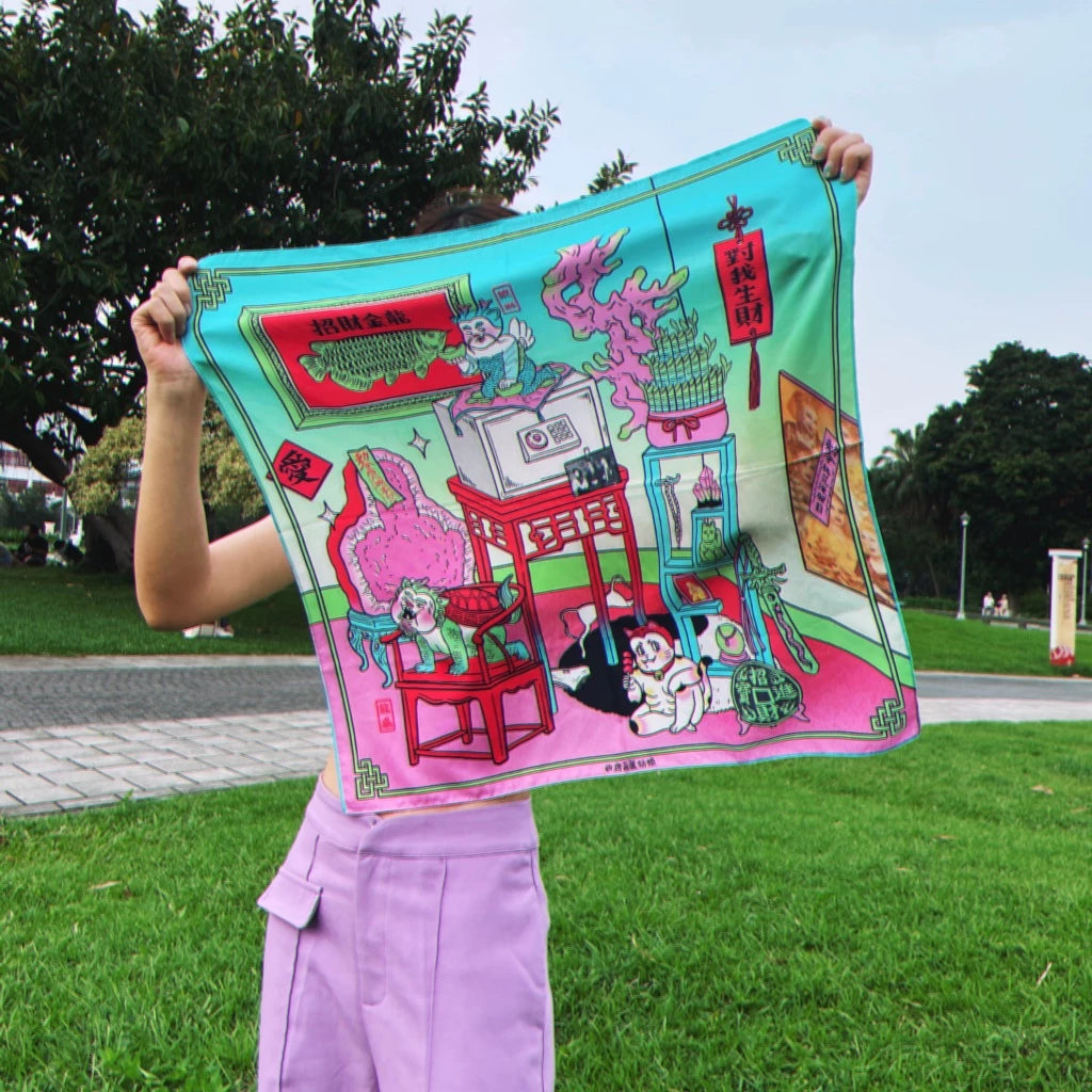 Miss Tanghulu Series Scarf – Feng Shui Five Elements Edition