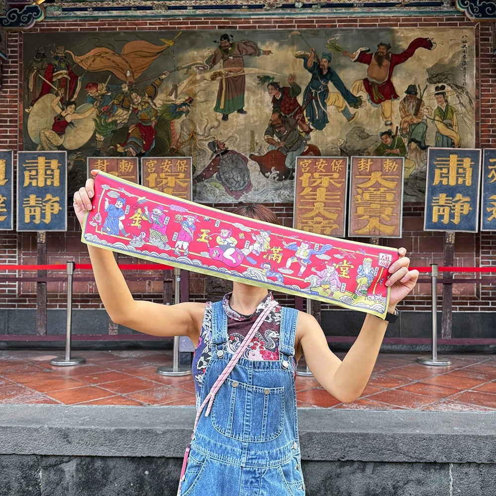 Eight Immortals Fortune Scarf