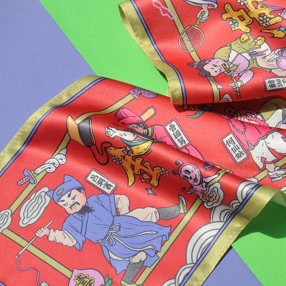 Eight Immortals Fortune Scarf