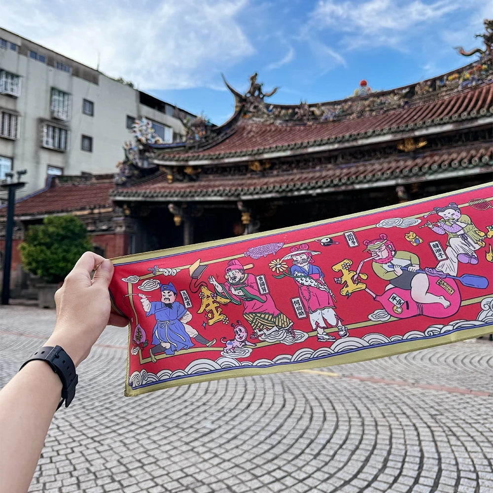 Eight Immortals Fortune Scarf